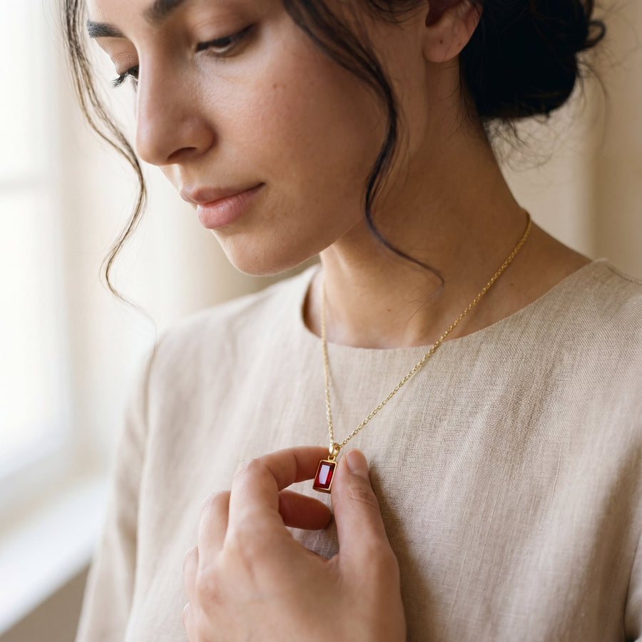 Bloom Birth Gem Pendant