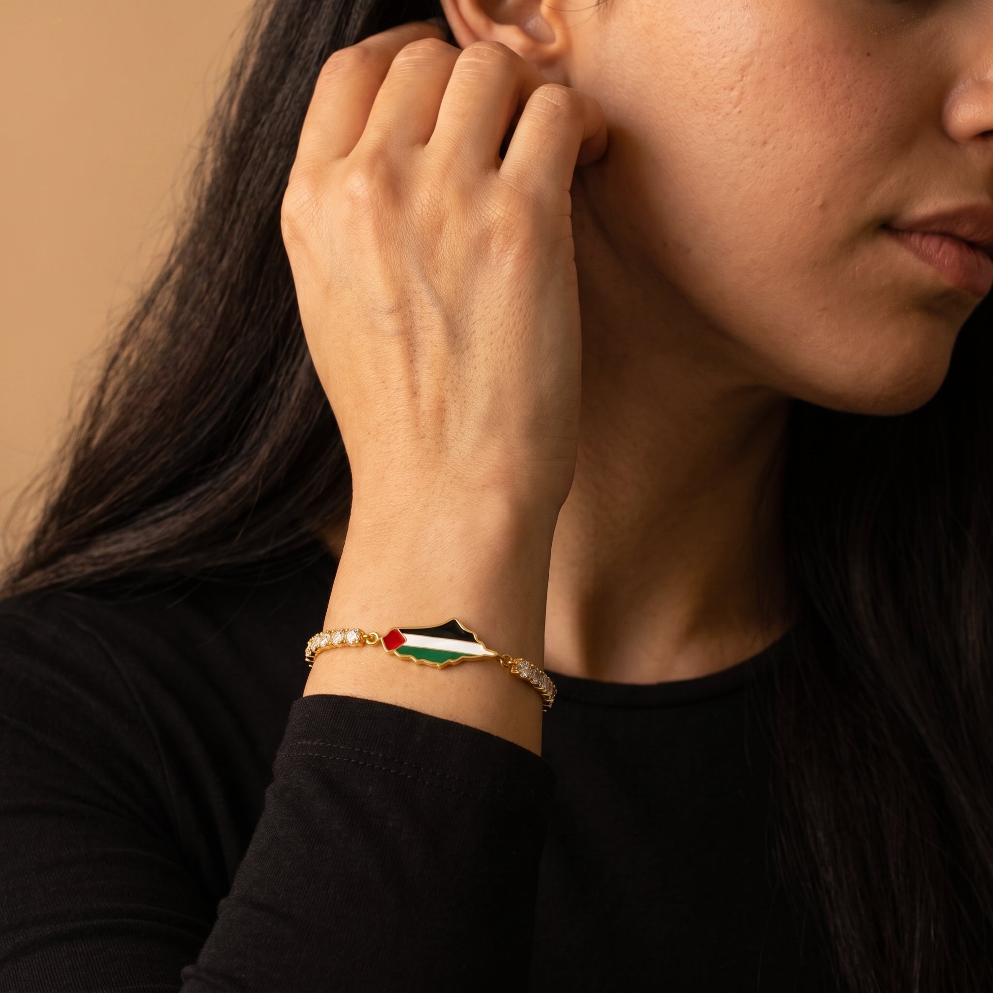Qamar Glow Tennis Bracelet