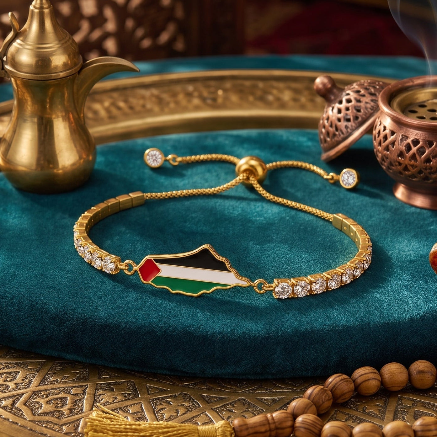 Qamar Glow Tennis Bracelet