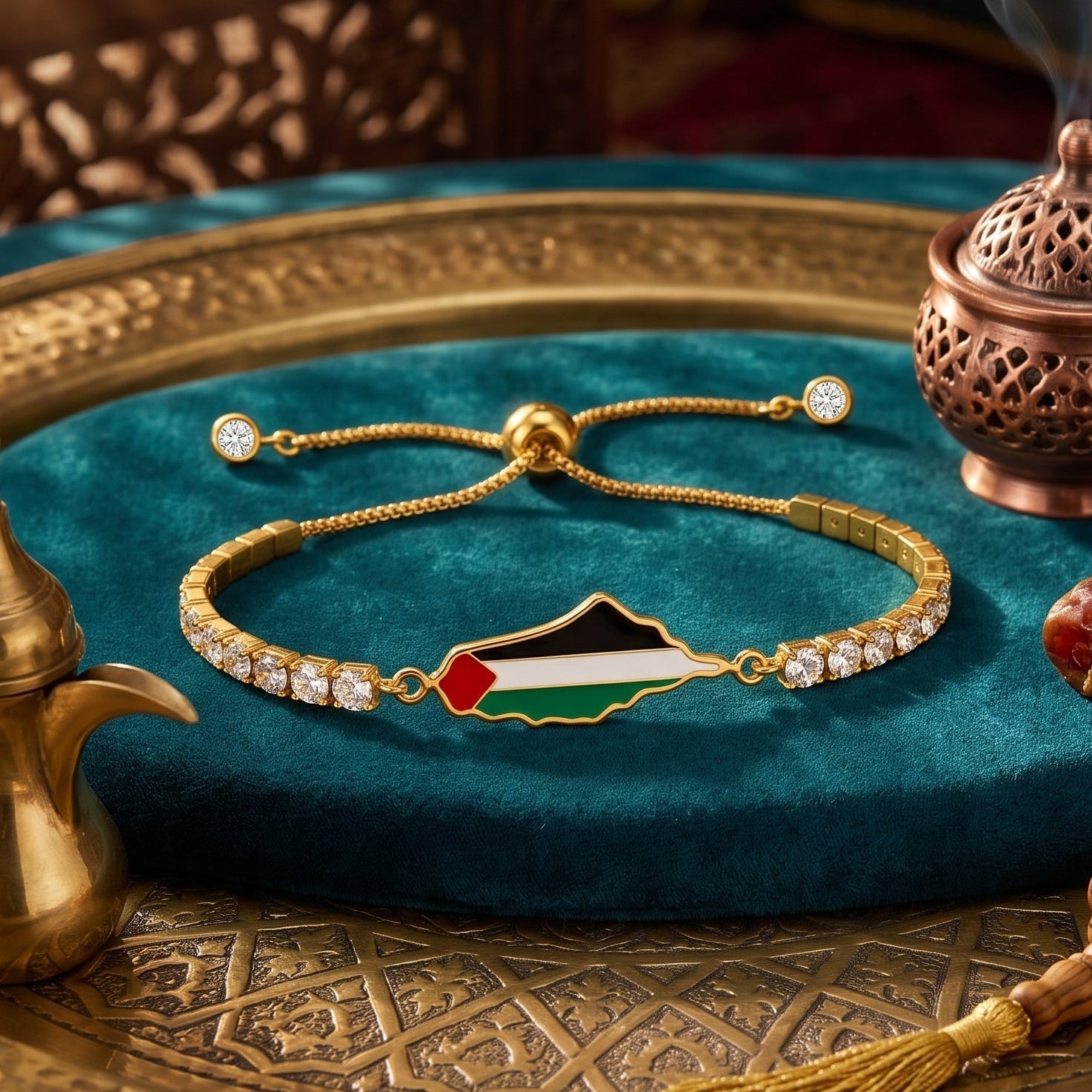 Qamar Glow Tennis Bracelet