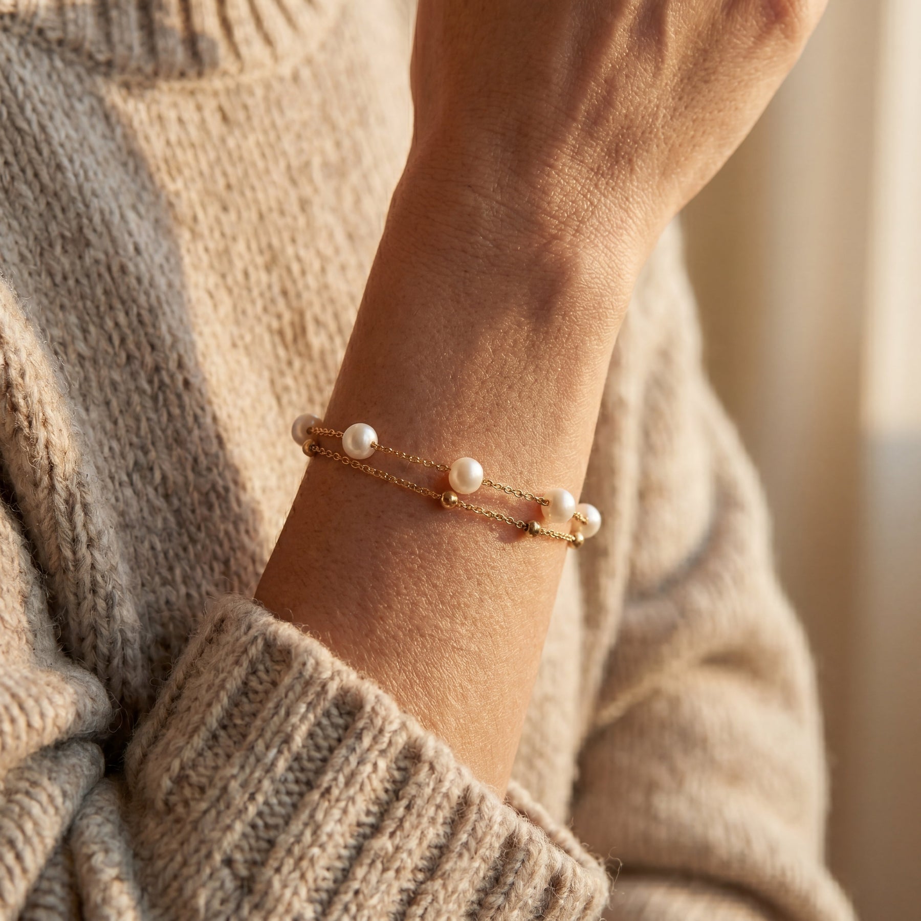 Freshwater Pearl Layered Bracelet